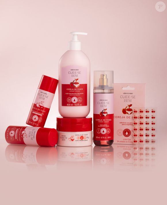 O Boticário lança linha de cuidados para corpo durante o ciclo menstrual em collab com a Pantys