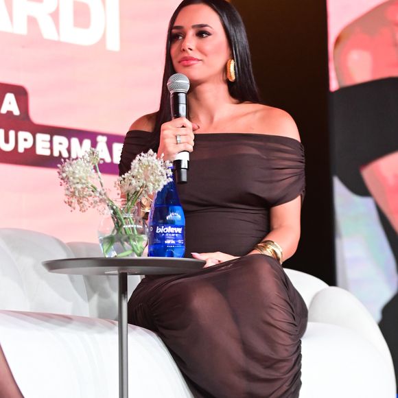 No evento, Bruna Biancardi palestrou sobre empreendedorismo e maternidade