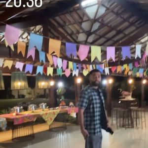 Nos stories do Instagram, Virginia Fonseca mostrou os detalhes do 'arraiá' realizado em Governador Valadares.