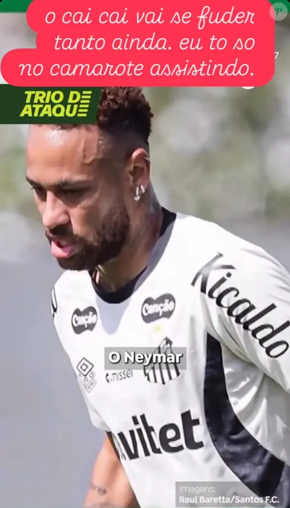 Luana Piovani escreveu sobre Neymar: ‘O ‘cai cai cai’ vai se fuder tanto ainda. Eu tô só no camarote assistindo’