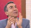 César Tralli agradeceu à mãe por lhe ajudar a ganhar bolsa de estudos em curso de inglês: 'Devo isso à d.Edna. Mais uma que devo à senhora'