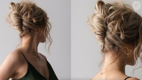 Direto dos anos 90, o coque french twist voltou com tudo e já virou tendência entre as fashionistas