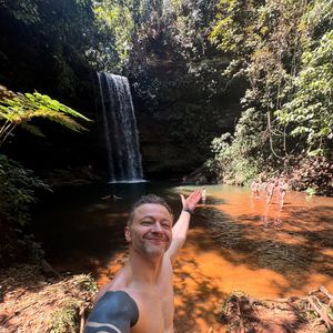 Lucas Lima está curtindo muito uma viagem pela Cidade do Cabo, na África do Sul