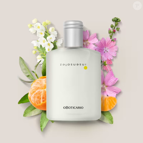 A combinação de notas de Rosa, Violeta e Jasmim com a vivacidade da Tangerina e do Abacaxi, além do toque amadeirado, cria uma fragrância fresca e agradável