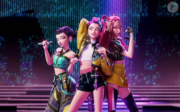 "Guerreiras do K-Pop" conta a história de Rumi, Mira e Zoey, integrantes do grupo fictício HUNTR/X que levam uma vida dupla