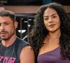 Teve cena de beijo e de sexo! Como foram as 7h de gravações de Bella Campos e Cauã Reymond para 'Vale Tudo' após série de polêmicas