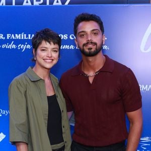 Agatha Moreira prestigiou o namorado, Rodrigo Simas, na pré-estreia do filme 'Viva a Vida' em 28 de janeiro de 2025