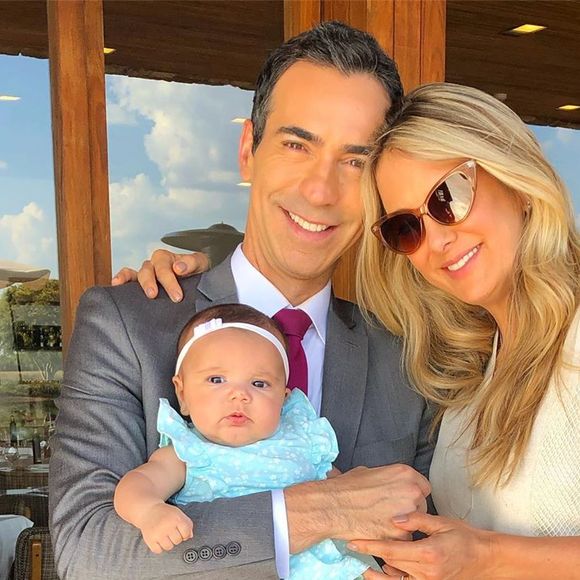 Ticiane Pinheiro é casada com CésarTralli, e juntos eles tem uma filha.