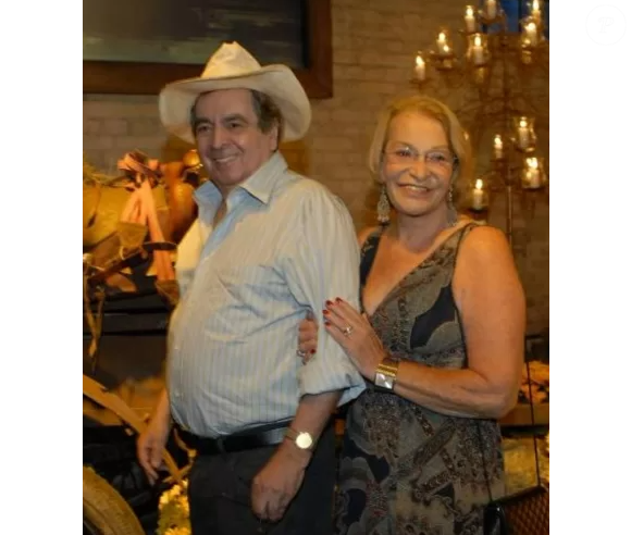 Benedito Ruy Barbosa, autor da novela 'Terra Nostra', com a esposa Marilene Barbosa