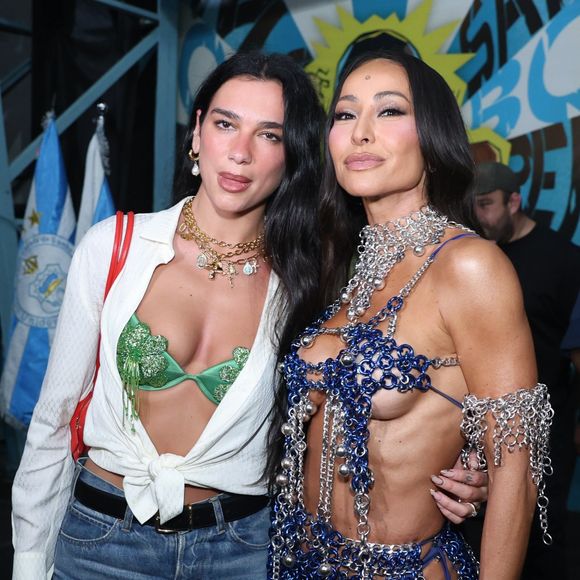 Dua Lipa conheceu Sabrina Sato por intermédio de Luana Quaglia