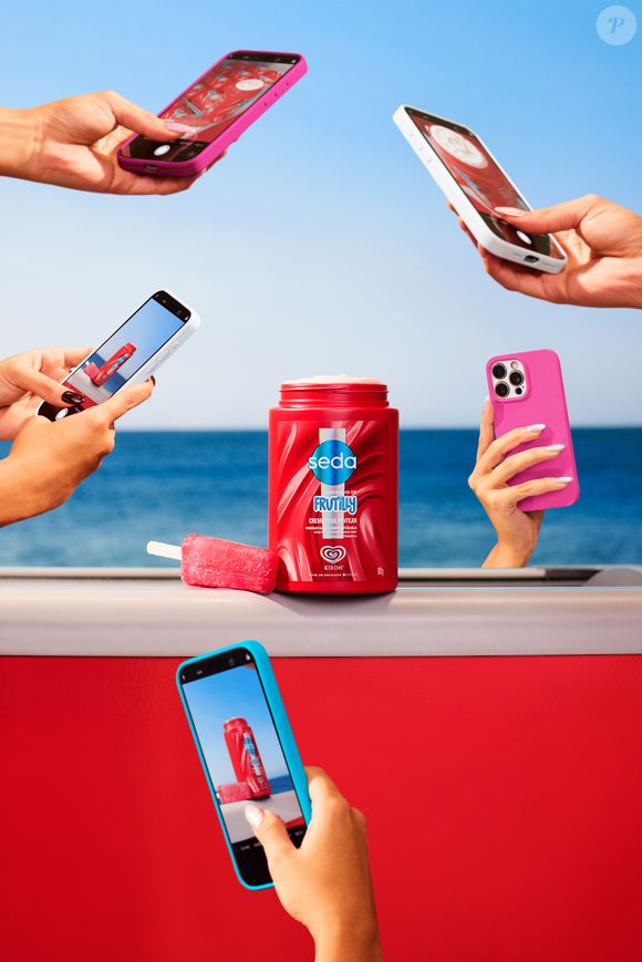 Seda também tem máscara de Fruttily na collab com Kibon