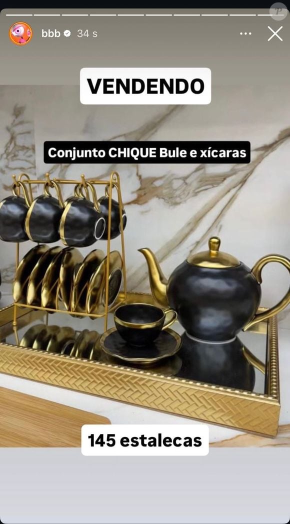 Uma postagem enigmática do perfil oficial do 'Big Brother Brasil', com bule e xícaras sofisticadas, foi interpretada por fãs como possível pista do elenco