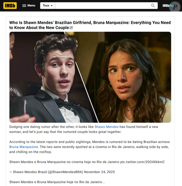 Bruna Marquezine e Shawn Mendes estão namorando? Mídia internacional repercute