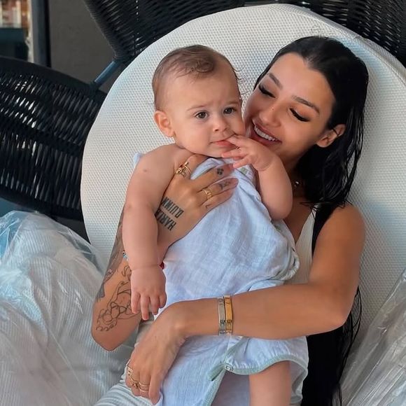 Além de Maysha, Bia Miranda já é mãe de Kaleb, de seu antigo relacionamento com DJ Buarque