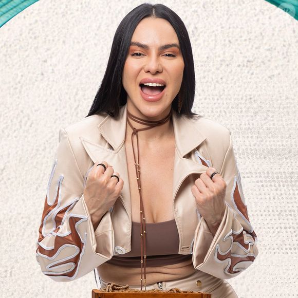 Tamires foi a primeira a voltar para a sede nesta quinta-feira (23)