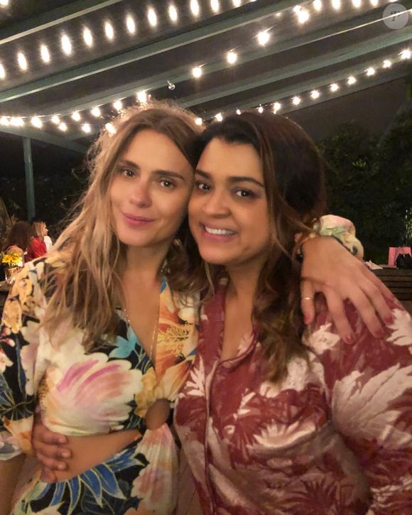 Carolina Dieckmmann era uma das melhores amigas da cantora Preta Gil.