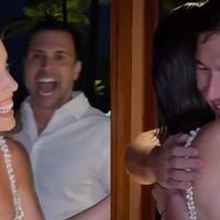 'Anjo que salvou a minha vida': Fabiana Justus não contém emoção ao encontrar pela 1ª vez doador de medula em festa de renovação de votos de casamento. Se prepare para chorar!