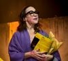 Filha de Regina Duarte, Gabriela Duarte fez sessão de estreia da peça 'O Papel de Parede Amarelo e Eu', em teatro de São Paulo em 31 de março de 2025