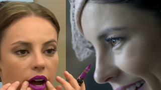 Há 11 anos, um batom roxo de Paolla Oliveira em 'Além do Tempo' virou febre na novela; descubra o segredo por trás do visual 'maléfica' de Melissa: 'A gente botou um veneno na boca'