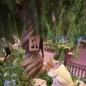 A festa de 4 anos de Maria Flor ganhou uma decoração grandiosa inspirada em 'Enrolados', animação da Disney sobre Rapunzel. Realizada na Casa VF, em Goiânia, a comemoração teve castelos, torre cenográfica, flores em tons pastel e um teto estrelado com mais de 300 mil pontos de luz