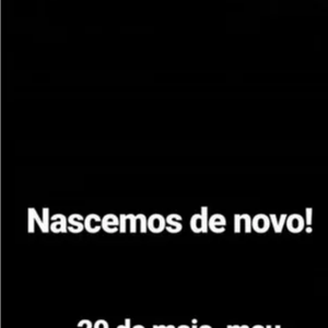 ‘Nascemos de novo! 20 de maio, meu segundo nascimento’, postou Alok em maio de 2018, após o susto com o avião