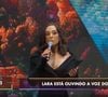 Lara cantou a música 'Meu bem querer', de Djavan