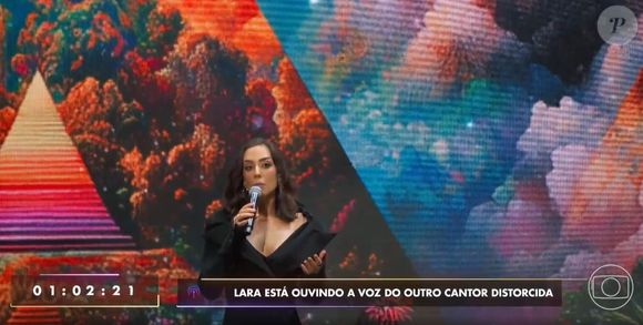 Lara cantou a música 'Meu bem querer', de Djavan