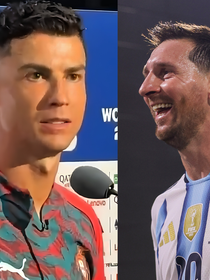 Climão na Copa 2026? Cristiano Ronaldo se irrita com pergunta sobre Messi e 'corta' jornalista após goleada de Portugal; veja vídeo