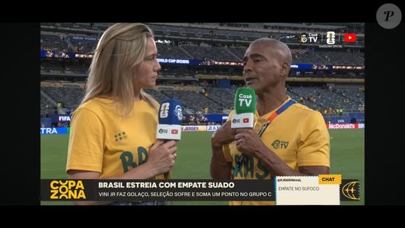 Fernanda Gentil x Romário? Ex-jogador se envolveu em polêmica ao vivo na CazéTV