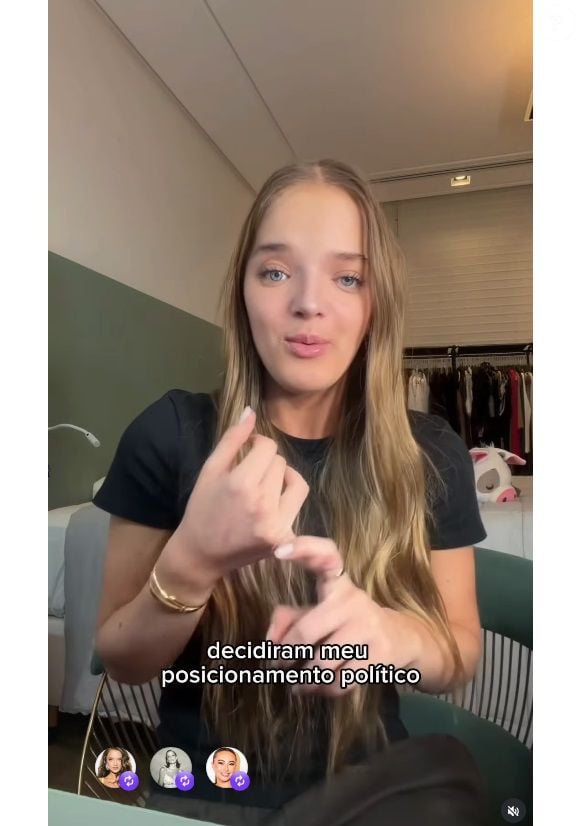 Filha de Ticiane Pinheiro e Roberto Justus, Rafaella Justus reagiu ao ser atacada na web por ir votar com blusa trazendo a bandeira do Brasil