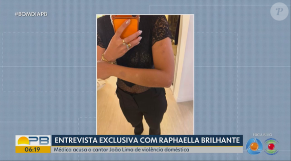Raphaella Brilhante revelou que as agressões foram constantes em casa por parte de João Lima durante os quase 3 meses de casamento