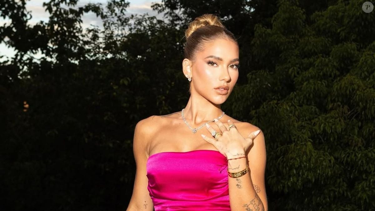 Virginia Raza Foto: 'Pela primeira vez não está brega': vestido de festa rosa de ...