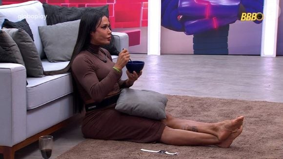 Gracyanne Barbosa foi para o Quarto Secreto do 'BBB 25' após a eliminação da irmã, Giovanna