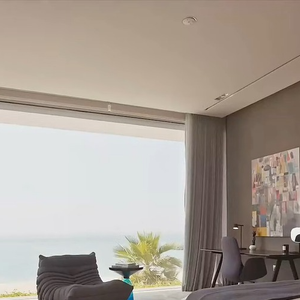 Com arquitetura futurista e localização estratégica, a Jumeirah Bay Island se consolidou como um dos principais símbolos de ostentação em Dubai; na imagem o interior de uma das mansões