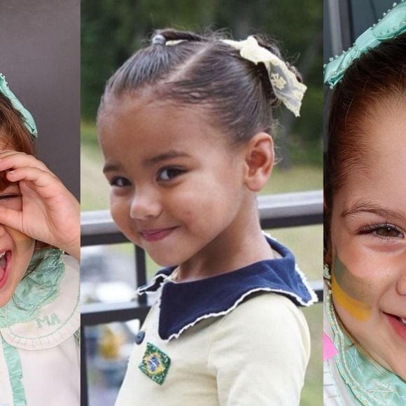 Mini fashionistas! Mavie, filha de Neymar, Maria Alice e Maria Flor, herdeiras de Virgínia, roubam a cena com looks fofíssimos para torcer pelo Brasil na Copa