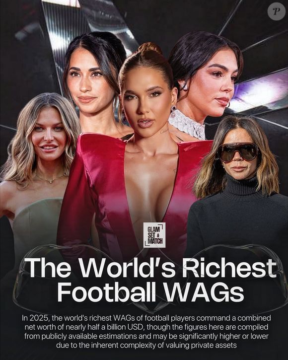 . A lista foi divulgada nesta semana pelo perfil especializado Glam Set & Match, no Instagram, conhecido por análises sobre lifestyle e mercado de celebridades.