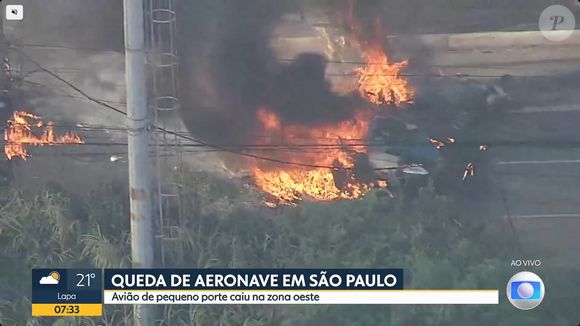 2 pessoas morreram na queda de avião em São Paulo em 7 de fevereiro de 2025