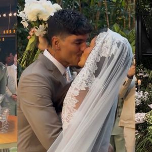 Casamento luxuoso de Gabriel Medina e Isabella Arantes teve 'operação secreta', 15 mil flores, bolo de quase 1 metro e foi preparado em apenas 15 dias