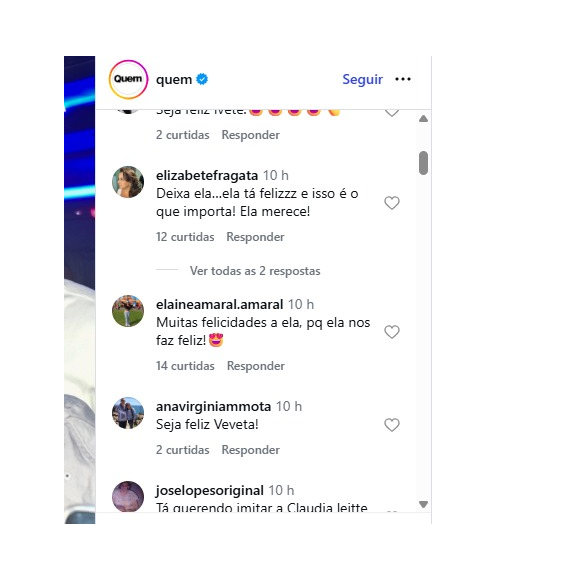 Internautas apoiam novo romance de Ivete Sangalo com empresário em comentários do Instagram