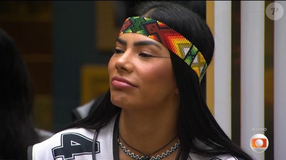 Marciele também foi ao Paredão por indicação do Líder, que decidiu entre ela e Samira, empatadas na votação no Confessionário