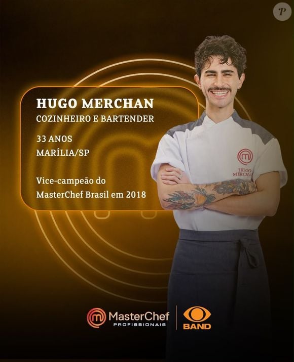 Hugo Merchan participou da quinta temporada do 'MasterChef Brasil', em 2018, quando foi vice-campeão