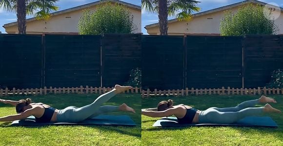 Exercício 8: Elevação alternada de braços e pernas de barriga para baixo