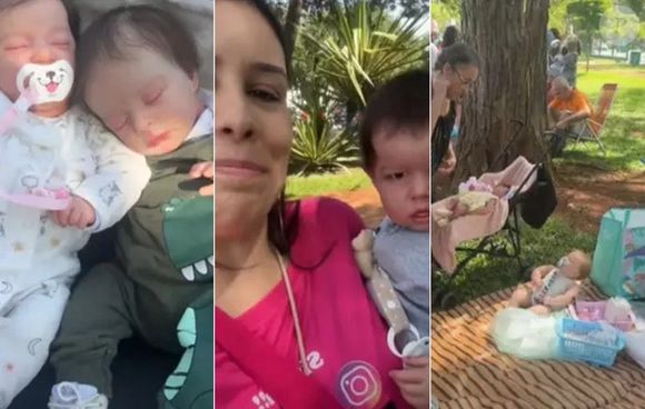 Encontro de “mães” de bonecas reborn em SP reúne dezenas no Ibirapuera e mostra força de comunidade em expansão