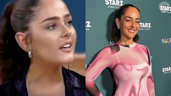 Andrea García foi Célia Alonzo, a assistente de Edmundo Serrano. Hoje, aos 49 anos, impressiona por sua beleza na TV