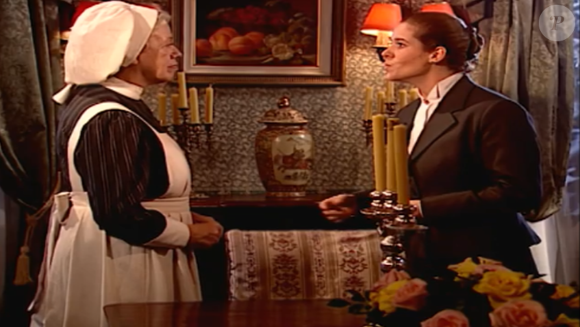 Luiza conta para a cozinheira o verdadeiro nome de Josué em 'Terra Nostra'