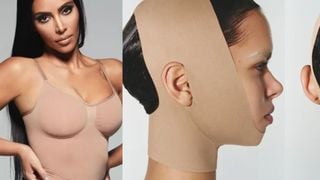 Kim Kardashian divide a web ao lançar modelador para o rosto como ritual de beleza noturno: 'Isso está ficando estranho'