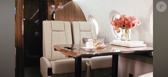 Configuração típica do Gulfstream G280 permite que artistas como Shakira realizem deslocamentos rápidos entre cidades durante turnês internacionais