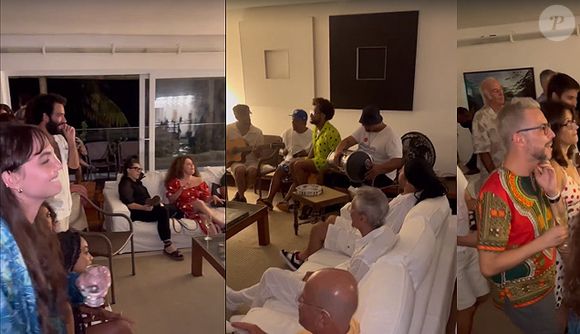 Até mesmo uma festa de réveillon com os 'mais chegados' Caetano Veloso já fez em sua mansão