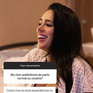 Bruna Biancardi revelou que quer dar à luz através de uma cesária