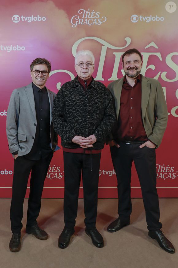 Autores Virgílio Silva, Aguinaldo Silva e Zé Dassilva dveem voltar em breve com nova novela após 'Três Graças'